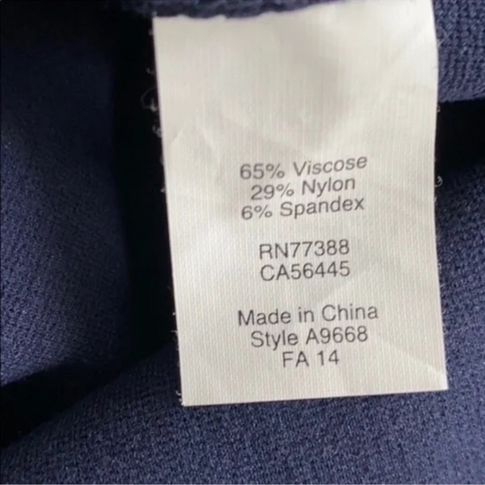 J Crew Elegant Navy Blue Dress - Picture 5 of 5